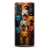 Kılıfland Samsung Galaxy A31 ile Uyumlu Kılıf, Boutique Baskılı Resimli Köpekçikler, Renk26