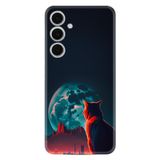 Kılıfland Samsung Galaxy A36 Kılıf Boutique Baskılı Resimli Dalgın Kedi Pcode -074