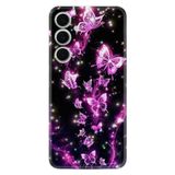 Kılıfland Samsung Galaxy A36 Kılıf Boutique Baskılı Resimli Pembe Neon Kelebekler Pcode -100