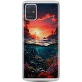 Kılıfland Samsung Galaxy A51 ile Uyumlu Boutique Baskılı Okyanus Resimli Kılıf, Renk67
