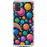 Kılıfland Samsung Galaxy A51 ile Uyumlu Kılıf, Boutique Baskılı, Renkli Balonlar Desenli