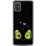 kilifland Samsung Galaxy A51 ile Uyumlu Kılıf Desenli Aşık Avokadolar 1642