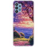 Kılıfland Samsung Galaxy A52 ile Uyumlu Kılıf, Boutique Baskılı, Cennet Tasarımı, Renkli