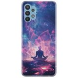 Kılıfland Samsung Galaxy A52 ile Uyumlu Kılıf, Boutique Baskılı, Meditasyon Tasarımı, Renkli