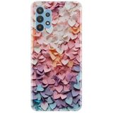 Kılıfland Samsung Galaxy A52 ile Uyumlu Kılıf, Boutique Baskılı, Renkli Kalpler, Renk40