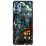Kılıfland Samsung Galaxy A52 ile Uyumlu Kılıf, Boutique Baskılı, Train Tasarımı, Renk49