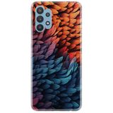 Kılıfland Samsung Galaxy A52 ile Uyumlu Kılıf, Boutique Baskılı Yapraklar Deseni, Renk90