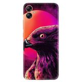 Kılıfland Samsung Galaxy A54 ile Uyumlu Silikon Kılıf, Desen Özel Seri Red Eagle, Renkli