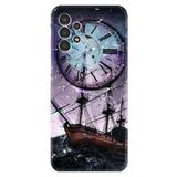 Kılıfland Samsung Galaxy A54 ile Uyumlu Silikon Kılıf, Desen Özel Seri Time, Renkli