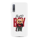 Kılıfland Samsung Galaxy A7 2018 ile Uyumlu Kılıf, Boutique Baskılı, Bad Boy, Beyaz