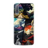 Kılıfland Samsung Galaxy A7 2018 ile Uyumlu Kılıf, Boutique Baskılı Manzaralar Deseni, Renk89