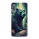 Kılıfland Samsung Galaxy A7 2018 ile Uyumlu Kılıf, Boutique Baskılı, Resimli Bears, Renkli