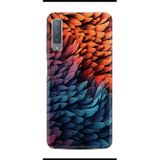Kılıfland Samsung Galaxy A7 2018 ile Uyumlu Kılıf, Boutique Baskılı Yapraklar Deseni, Renk90