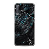 kilifland Samsung Galaxy A7 2018 ile Uyumlu Kılıf Silikon Desen Güzel Seri Foid Green 1643