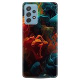 Kılıfland Samsung Galaxy A72 ile Uyumlu Boutique Baskılı Kılıf, Renk Cümbüşü