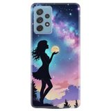 Kılıfland Samsung Galaxy A72 ile Uyumlu Kılıf, Boutique Baskılı, Woman in Moon Tasarımı