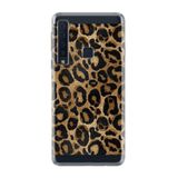 Kılıfland Samsung Galaxy A9 2018 ile Uyumlu Kılıf, Boutique Baskılı, Leopar Desenli, Siyah-Altın
