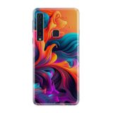 Kılıfland Samsung Galaxy A9 2018 ile Uyumlu Kılıf, Boutique Baskılı, Renkli