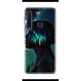 Kılıfland Samsung Galaxy A9 2018 ile Uyumlu Kılıf, Boutique Baskılı, Woman in Tree Tasarımı, Renkli