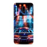 kilifland Samsung Galaxy J6 Plus ile Uyumlu Kılıf Desenli Neon Cars 1724