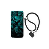 kilifland Samsung Galaxy J6 Plus ile Uyumlu Kılıf Desenli Silikon Boyun Askılı Baloons And Moon 1348