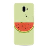 Kılıfland Samsung Galaxy J6 Plus ile Uyumlu Kılıf, Desenli Woohoo 1373, Silikon, Yeşil