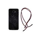 kilifland Samsung Galaxy J6 Plus ile Uyumlu Kılıf Rasta Ipli Boyun Askılı Desenli Silikon Şekiller 2 1881