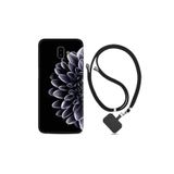 kilifland Samsung Galaxy J6 Plus ile Uyumlu Kılıf Silikon Desen Boyun Askılı Çiçekler 1639