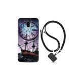 kilifland Samsung Galaxy J6 Plus ile Uyumlu Kılıf Silikon Desen Boyun Askılı Time 1749