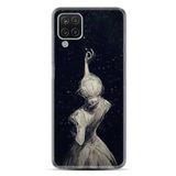 kilifland Samsung Galaxy M12 ile Uyumlu Kılıf Desenli Silikon Resimli Star Woman St-1332