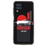 Kılıfland Samsung Galaxy M12 ile Uyumlu Kılıf, Kartvizitli Kartlıklı, Desenli Silikon, Hooligan, Siyah