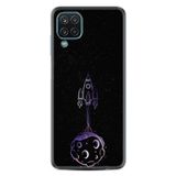 Kılıfland Samsung Galaxy M12 ile Uyumlu Silikon Kılıf, Desen Exclusive Master Space, Siyah