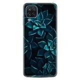 Kılıfland Samsung Galaxy M12 ile Uyumlu Silikon Kılıf, Desen Exclusive Mistik Çiçekler, Siyah