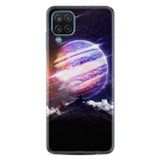Kılıfland Samsung Galaxy M12 Uyumlu Silikon Kılıf, Desen Exclusive Super Planet, Siyah