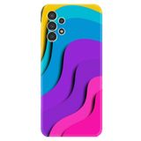 kilifland Samsung Galaxy M14 Uyumlu ile Uyumlu Kılıf Silikon Desen Özel Seri Renk Cümbüşü 1631