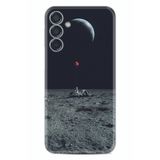 Kılıfland Samsung Galaxy M15 ile Uyumlu Silikon Kılıf, Astronot Red Balon Desen, Siyah