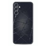 Kılıfland Samsung Galaxy M15 ile Uyumlu Silikon Kılıf, Dikenli Tel Desen, Siyah