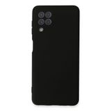 Kılıfland Samsung Galaxy M22 ile Uyumlu Telefon Kılıfı, Soft Dokulu, İç Kadife, Siyah
