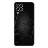 Kılıfland Samsung Galaxy M53 ile Uyumlu Silikon Kılıf, Dikenli Tel Desen, Siyah