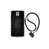 kilifland Samsung Galaxy Note 3 ile Uyumlu Kılıf Silikon Desen Boyun Askılı Dikenli Tel 1779