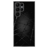 kilifland Samsung Galaxy S22 Ultra ile Uyumlu Kılıf Silikon Desen Boyun Askılı Dikenli Tel 1779