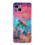 Kılıfland Samsung Galaxy S23 Pro Max ile Uyumlu Kılıf, Boutique Baskılı, Kaplumbağa Desenli
