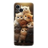 Kılıfland Samsung Galaxy S23 Pro Max ile Uyumlu Kılıf, Boutique Baskılı Resimli Kedicikler, Renk27