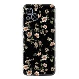 Kılıfland Samsung Galaxy S23 Pro Max ile Uyumlu Kılıf, Boutique Baskılı, Siyah Fon Çiçek Desen