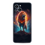 Kılıfland Samsung Galaxy S23 Pro Max Kılıf, Boutique Baskılı, Arslan Desenli, Siyah