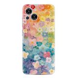 Kılıfland Samsung Galaxy S23 Pro Max Kılıf, Boutique Baskılı, Çiçek Desenli, Renkli