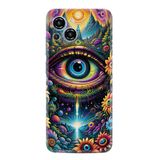 Kılıfland Samsung Galaxy S23 Pro Max Kılıf, Boutique Baskılı, Göz Tasarımı, Renkli