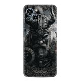 Kılıfland Samsung Galaxy S23 Pro Max Kılıf, Boutique Baskılı Viking Desenli, Siyah