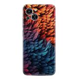 Kılıfland Samsung Galaxy S23 Pro Max Kılıf, Boutique Baskılı Yapraklar Deseni, Renkli
