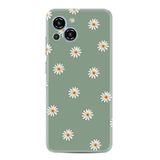 Kılıfland Samsung Galaxy S23 Pro Max Kılıf, Boutique Baskılı, Yeşil Papatyalar Desenli